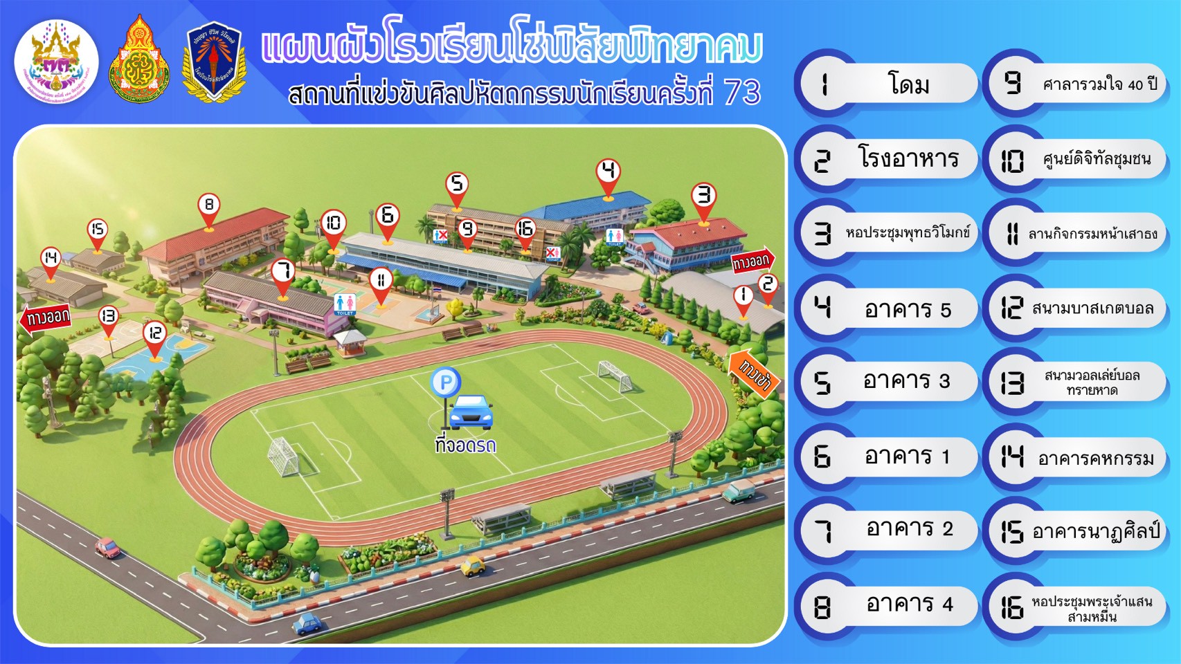 1.แผนผังโรงเรียนโซ่พิสัยพิทยาคม